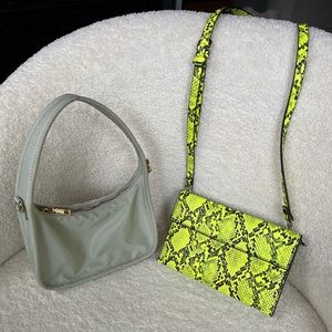 Trendy Green purse bundle!